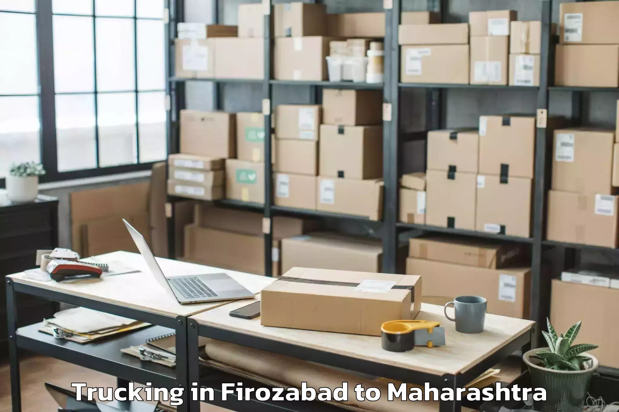 Reliable Firozabad to Rahuri Trucking